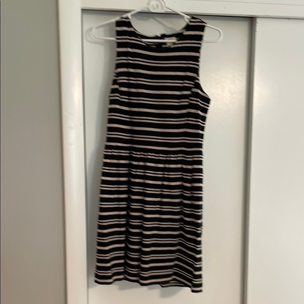 J. Crew Striped Cotton Dress Small